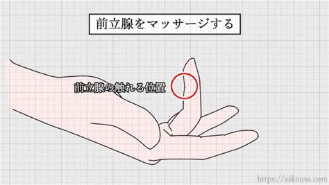 前立腺マッサージ方法|前立腺マッサージのやり方図解【チントレ種目】